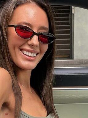 Red Lens Sunglasses